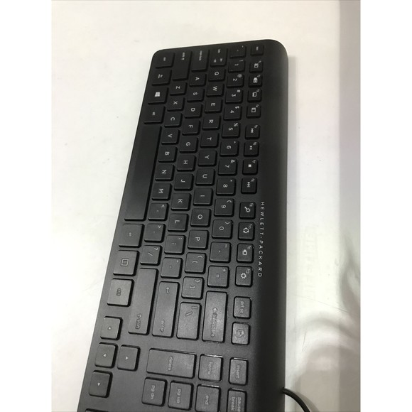 HP SK-2026 USB Black Keyboard With HP P001M Optical Mouse ~Ships Same Day~ - Picture 4 of 12